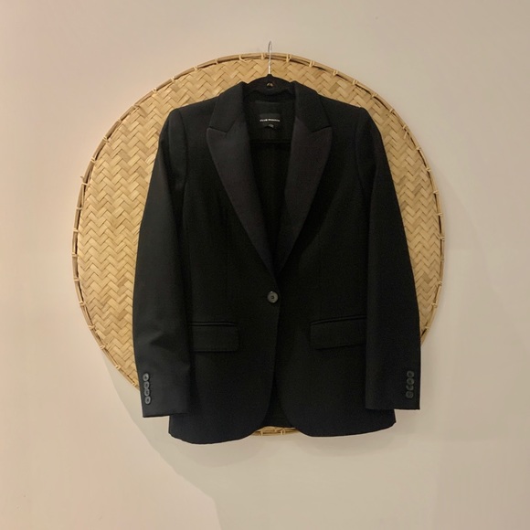 Woman’s Club Monaco Black Danton Tux Blazer - Picture 2 of 10